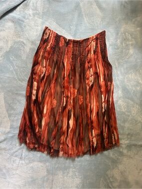 Vintage silk Y2K fairycore mirasol skirt HTF
